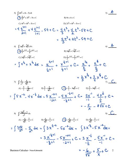 Exploration Answer Calculus Key 4
