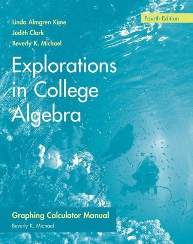 Explorations in college algebra graphing calculator guide student solutions manual. - Harman kardon three thirty service manual.