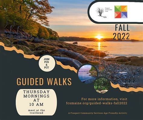 Explore Freeport with FCS & FCT this fall! Freeport Community Services
