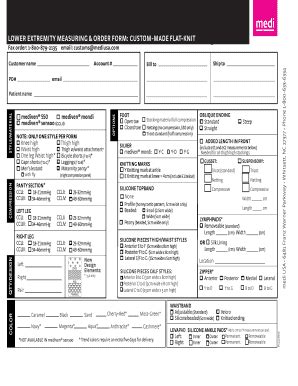 Explore Our Sample of Medi Custom Order Form for Free in 2021 Order