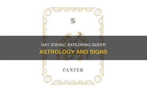 Exploring Gay Astrology Signs Compatibility