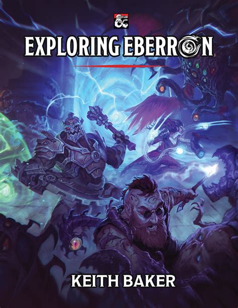Exploring eberron pdf. Exploring Eberron presents Keith's vision of Eberron like never before, with fresh lore and rich illustrations to bring the setting to life. In this book, Keith takes players and Dungeon Masters on a thrilling dive into the world of Eberron. Encounter the monstrous folk of Droaam, the goblinoid Heirs of Dhakaan, the Mror dwarves and their Realm ... 