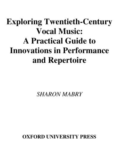 Exploring twentieth century vocal music a practical guide to innovations in performance and repertoire. - Scenic walks in west cork a walking guide.