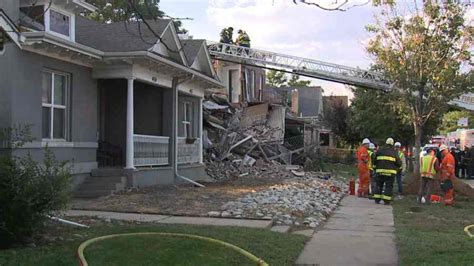 Explosion partially collapses multi-unit home on South Lincoln in Denver