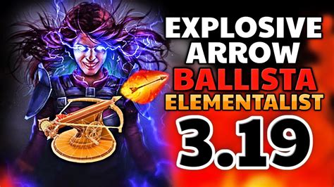Explosive Arrow Ballista Elementalist Guide for 3.1