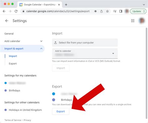 Export Calendar Events from an iCalendar using Google Calendar YouTube