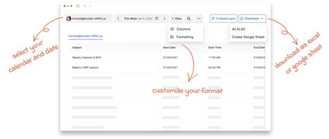 Export Google Calendar to Excel Manually and Automatically