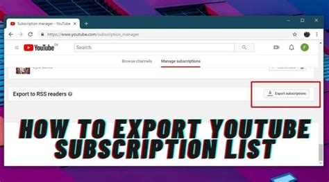 Export YouTube