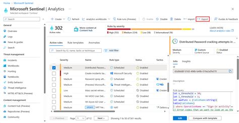 Export azure sentinel analytics rules. md).  Documentation for the azure...