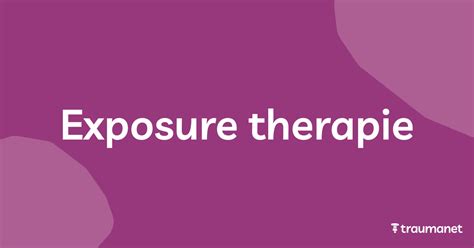 Exposure therapie bij dwang