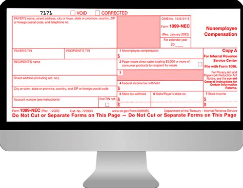 Express 1099 NEC: E-file Form 1099 NEC & Deliver Copies Online