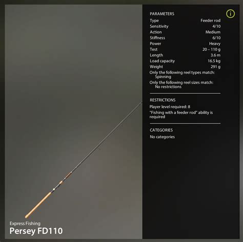 Express Fishing Persey Feeder - Russian Fishing 4 Wiki