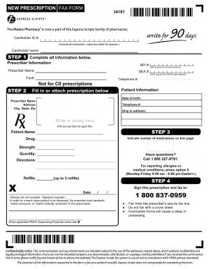 Express Script Order Form Fill Out and Sign Printable PDF Template
