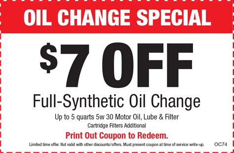 CouponAnnie can help you save big thanks to the 20 active savings regarding Take 5 Oil Change. There are now 2 promotion code, 18 deal, and 0 free delivery saving. For an average discount of 33% off, customers will receive the lowest price discounts up to 65% off. The top saving available currently is 65% off from "Take 5 Oil Change coupons: Up .... 