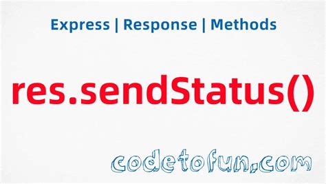 Express.js res.sendStatus() Function - GeeksforGeeks