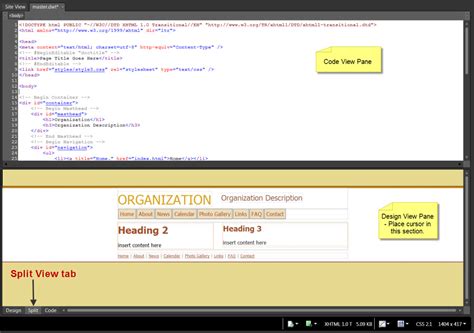 Expression Web Dwt Templates easysiteowl