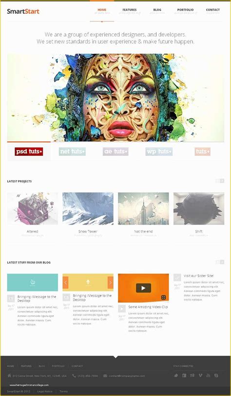 Expression Web Templates Free Responsive Of 25 Responsive HTML5 themes