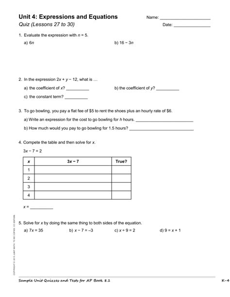 Expressions and equations study guide answer sheet. - Allis chalmers b207 b 207 ac tractor attachments service repair manual.