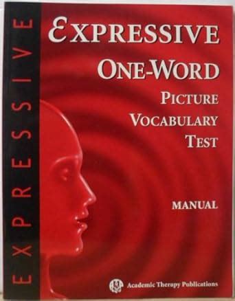 Expressive one word picture vocabulary test manual. - Weather studies investigation manual answers 1a.