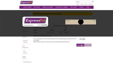 Expresstoll.com - Customers with an ExpressToll account save on tolls over License Plate Toll customers. An ExpressToll account requires an initial deposit of $35 (check or …