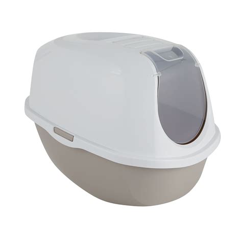 The 7 Best Covered Cat Litter Boxes. 1. Catit Jumbo Hooded Cat Pan - Best Overall; 2. Frisco Flip Top Hooded Corner Cat Litter Box - Best Value; 3. Frisco Multi-Function Covered Cat Litter Box, Jumbo with Inner Tray - Premium Choice; 4. Van Ness Enclosed Cat Litter Pan - Best for Kittens; 5. Omega Paw Roll'N Clean Cat Litter Box; 6.. 