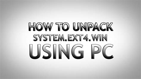 Ext4 unpacker for pc. win Format or TWRP Backup Files Using PC TechNahid360...