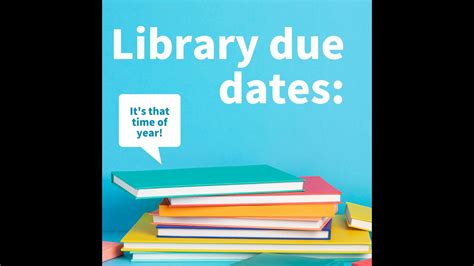 Extended Due Dates for Library Items Library News