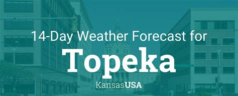 Tue 14. 77°/ 56°. 40%. Be prepared with the most accurate 10-day forecast for Topeka, KS with highs, lows, chance of precipitation from The Weather Channel and Weather.com.. 