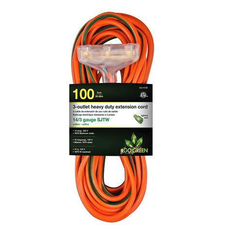 Qvs 3-Outlet 2-Prong 15Ft Power Extension Cord - 3 X Ac Power - 15 Ft Cord - 13 A Current - 125 V Ac Voltage - 1625 W. Save with. Shipping, arrives in 3+ days. $ 17999. DuroMax XP5015GC 50-Amp 15-Foot 6-Gauge 14-50 CS6364 Heavy Duty Generator Power Cord for Home Power Backup, Black. 14. . Extension cords at walmart