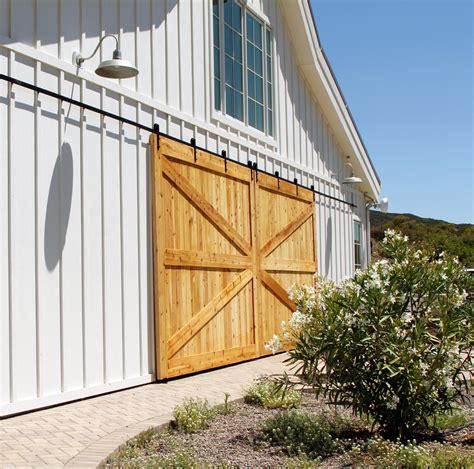 Exterior barn door. Nov 3, 2020 ... INOX® WS90 surface-mounted wall strike provides an effective, aesthetic exterior sliding barn door lock solution that enables sliding and ... 