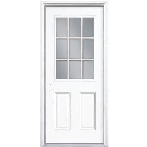 Exterior door 32x78. Exterior Doors; Front Doors; Masonite 32-in x 80-in Steel Universal Reversible Primed Slab Door Single Front Door Insulating Core. Item #740804. Model #740804. Shop Masonite. Get Pricing and Availability . Use Current Location. Traditional 6-panel design with primed smooth surface. 