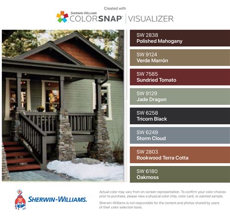 Exterior paint color visualizer. A modern look. When choosing an exterior color scheme, consider elements of your home, such as brick, stone or wood. sharkskin PPG1025-4. commercial white PPG1025-1. garrison gray PPG1039-5. Visualize these colors. Siding: … 