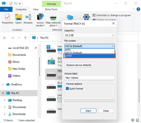 External hard drive exfat.  Open up File Explorer and right-click on the drive.  Beste M...
