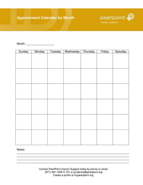 Extra Large Appointment Calendar