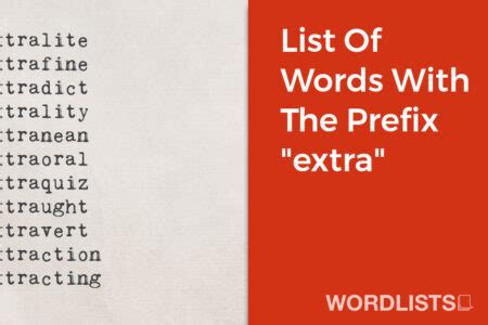 Extra Prefix Words Matters: Unlock SEO Success Today!