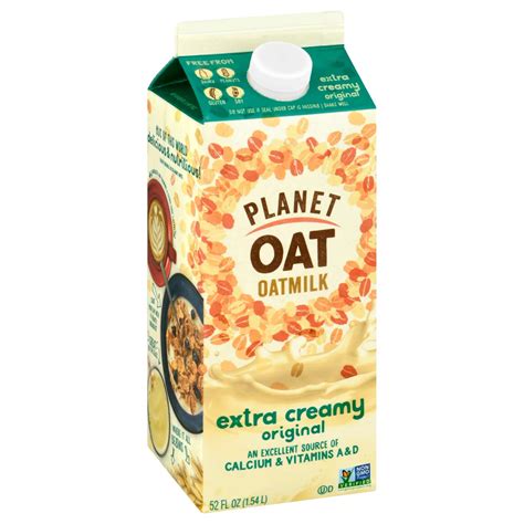 Extra creamy oat milk. Our oatmilks all start with the same oat base, to which we add varying levels of oil (like how cream gets added back into cow's milk). Our Full Fat Oatmilk has a 3.7% fat content while Original has a 2% fat content, which makes the Full Fat extra creamy. The Full Fat also contains 35mg/serving of DHA. 
