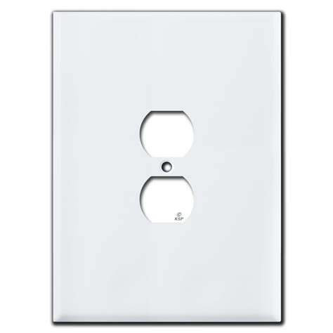 Power Gear Single Rocker Oversized Wall Plate, 1 Gang, Outlet Covers, Light switch cover, 3.1” x 4.9”, Screws Included, 44773, Almond, 1 Pack. 4.7 out of 5 stars 2,091. $1.99 $ 1. 99. FREE delivery Fri, Sep 22 on $25 of items shipped by Amazon. ... ENERLITES Jumbo Double Toggle Switch Cover, Large Two Gang Light Switch Wall Plate, Gloss Finish, …. 