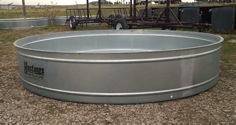Description. 50130168. The Behlen Country Galvanized Stock tanks are ideal for all your livestock watering needs. Built to endure the most severe farm and ranch conditions. Corrosion resistant, heavy zinc coating assures long life. Rigid sidewalls have both ribs and corrugations for maximum strength. Heavy galvanized tank bottoms (20 ga.).. 