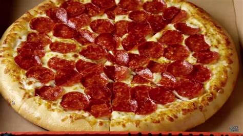 Extra most bestest. Honestly, I could stare at the $6.49 ExtraMostBestest® Thin Crust Pepperoni pizzas flying at me all day. | pizza, pepperoni 