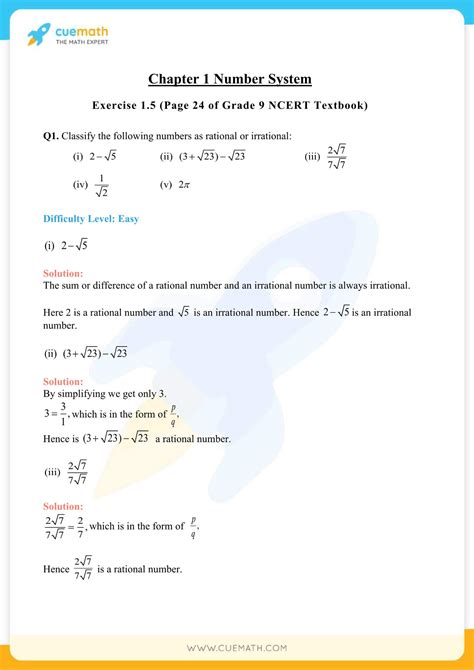 Extra questions for class 9 maths chapter 1 with solution.  Real Numbers Types of numbers: ...