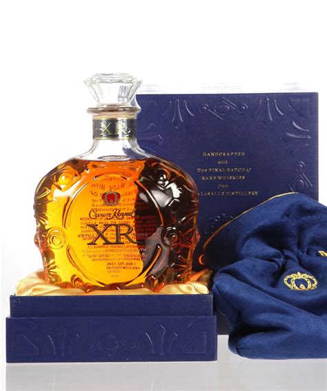 The second release in Crown's Extra Rare Whisky Series, this XR (Extra Rare) blend is made with the final batch of whiskies from Montreal's LaSalle Distillery. The amber liquid has a distinct fruity note, melding touches of vanilla and apple, and a long caramel-flavored finish that's marked with hints of clove and allspice.. 