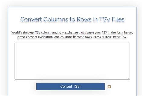 Extract a TSV Column - Online TSV Tools