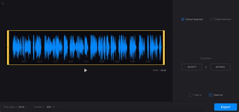 Extract sound from video. FlexClip lets you extract audio from your video files online for free. You can choose from various video formats and save the audio as MP3 or WAV. 