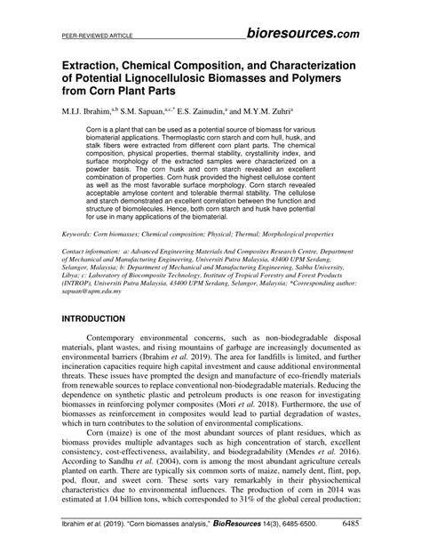 Extraction, chemical composition, and characterization of …