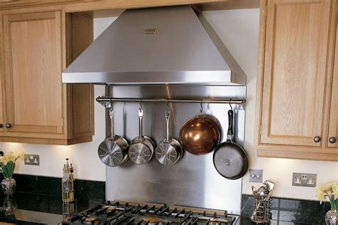 Extractor hood ideas. First of all, when you integrate your Range cooker into your kitchen, it is placed in the gap left between 2 units. At the end of the units that butt up to the Range cooker, you could use end panels to create a nice clean finish that gives something for the plinth to butt up to. Instead of end panels, you could also use radius feature ends to ... 