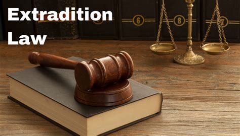 Extradition meaning in law