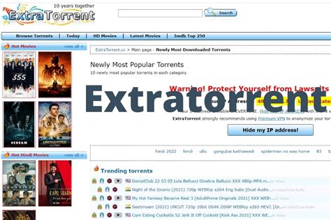 Extratorrent. Launched in the year 2006, 'ExtraTorrent' is one of the massive torrent websites in the torrent ecosystem that earned millions of torrent enthusiasts who ... 
