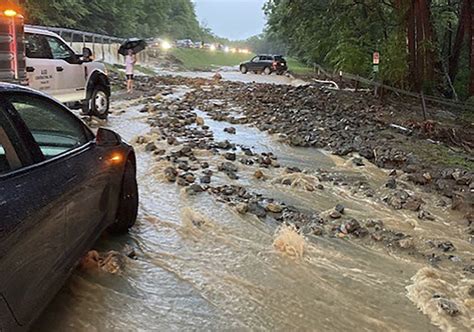 Extreme flooding overwhelms New York roadways and kills 1 person