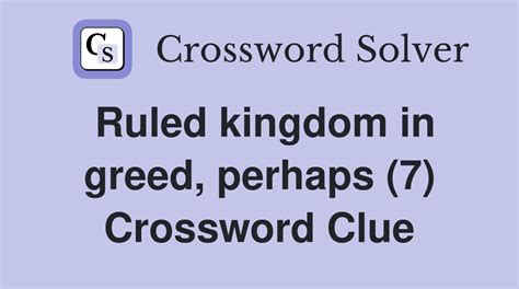 Extreme greed for wealth - Crossword clues & answers - Global Clue