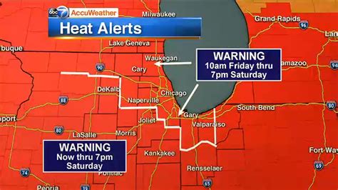 Extreme heat hits Chicagoland area, warnings in effect